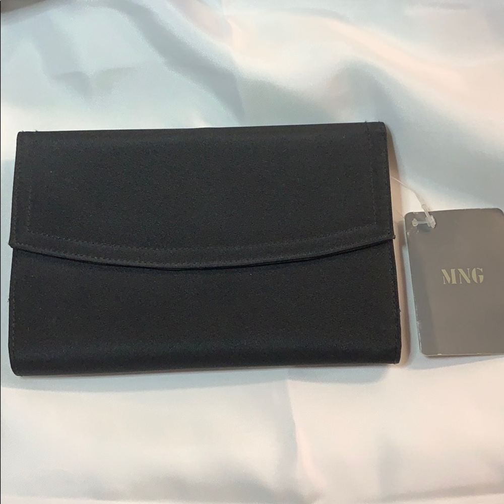 MNG black wallet, new
